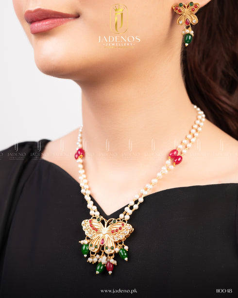 The Rang Posh Moti Haar Set